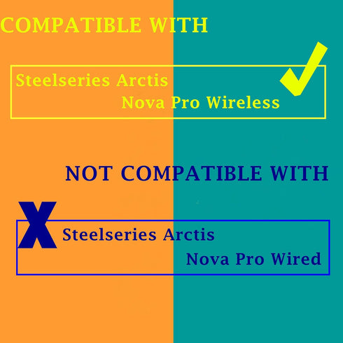 TaiZiChangQin Ear Pads Ear Cushions Earpads Replacement Compatible with Steelseries Arctis Nova Pro Wireless Headphone Cooling Gel