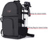 MOSISO Shockproof Camera Sling Bag, Space Gray DSLR/SLR/Mirrorless Backpack with Tripod Holder & Modular Inserts