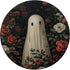 Spooky Ghost Cute Rose Flower PopSockets Standard PopGrip
