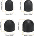 MECCANIXITY 20pcs 5/6/7/8mm Stylus Pen Fine Tips Conductive Rubber Capacitive Touch Screen Pens Tip Soft Universal Replacement
