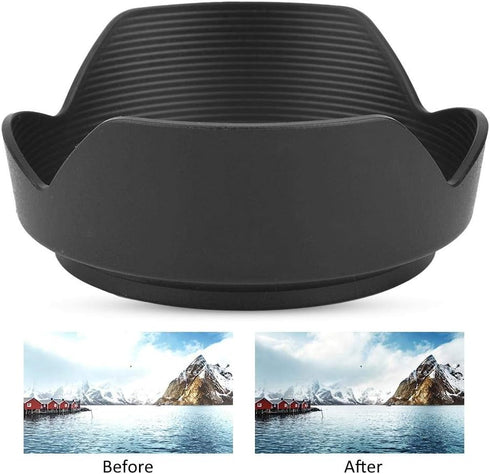 HB-53 Lens Hood, Camera Lens Sunshade Replacement for AF-S 24-120mm f/4G ED VR