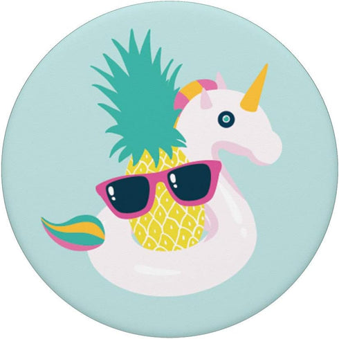 Unicorn Pineapple Gift for Women, Kids, Girls - Cute PopSockets PopGrip: Swappable Grip for Phones & Tablets