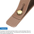 MECCANIXITY Brown Silicone Phone Loop Finger Holder Grip Stand, 2Pcs for Most Smartphones