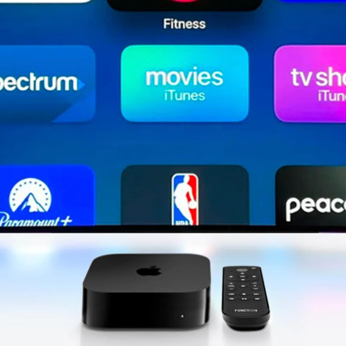 Function101 Bluetooth Button Remote for Apple TV/Apple TV 4K - Replacement Remote (IR - BLE) with Batteries