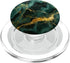 Stone Patterns Elegant Jade Deep Green Natural-Marble Pattern PopSockets PopGrip for MagSafe