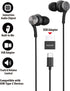 Immersive Chipset, 197299 Maxell USB-C Wired Earbuds with USB-A Adapter, Built-in Microphone with Volume and Track
