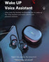 Wireless Earbuds with Earhooks, Bluetooth Sport Waterproof Headphones with Noise Cancelling and Microphone
