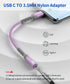 JSAUX USB Type C to 3.5mm Female Headphone Jack Adapter, Compatible with iPhone 15 Pro Max/15 Pro/15 Plus, Samsung