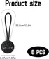 lasuroa 8pcs Insta360 x4 x3 Action Camera Safety Tether with High-Bond Pads, Strong Adhesive Stickers Strap Cord