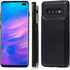 Samsung Galaxy S10 Wallet Case by NKECXKJ, PU Leather, Shockproof Flip Cover with Card Holder & Screen Protector, Black