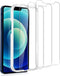 3 Pack Tempered Glass Screen Protector for iPhone 12/12 Pro - HD Clear, Shatterproof, Anti-Scratch, Bubble Free, Easy