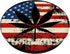 Vintage Marijuana American Pot Leaf Flag Distressed USA Weed PopSockets Swappable PopGrip