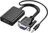 VGA to HDMI Adapter, 1080P VGA Male to HDMI Female Converter for Laptop, PC to HDMI Monitor or Projector