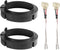 Door Speaker Adapter Bracket 6.5 with Wiring Harness Connector for VW Passat, Golf, Jetta, Beetle