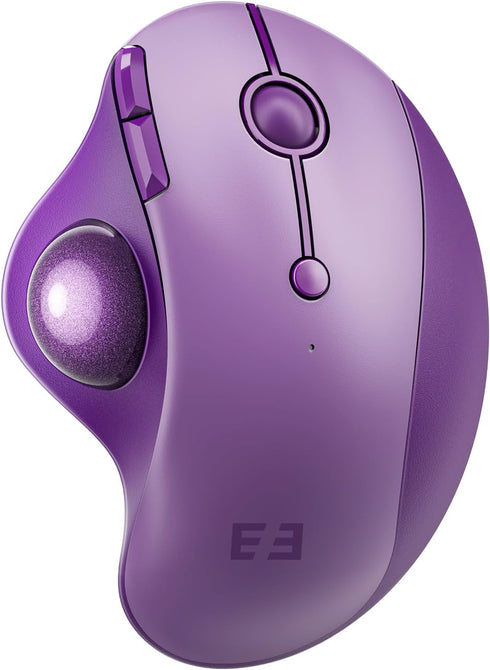 seenda Wireless Trackball Mouse, Ergonomic Bluetooth Mouse, Rechargeable Multi Devices Connection for