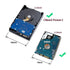 chenyang SATA Male to Female 90 Degree UP Angled Gender Changer Connector for Hard Disk Drive
