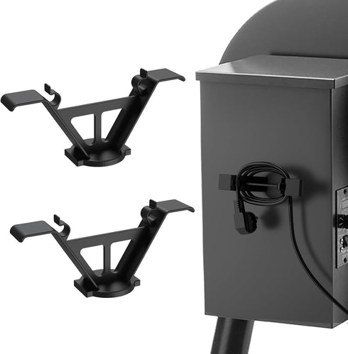Demao 2 Pack Magnetic Power Cord Organizer - Heavy Duty Plastic Cable Holder/Strong