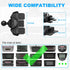CD Slot Phone Holder for Grip/Socket, Compatible with MagSafe Wallet, Black iPhone Samsung Card Holder