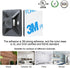 XHF 3/4" Strong Back-Glue Self Adhesive Black Cable Zip Tie Mounts 100pcs with 8" Zip Ties, Screws, UV Protection Outdoor Sticky Wire Fasteners Cable Clips Management Anchors Organizer Holders Squares by XHF