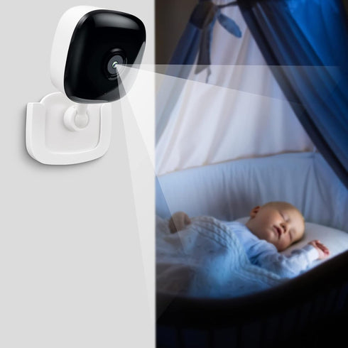 Upgraded 2 Pack Self-Adhesive Wall Mount Holder for Kasa Smart Security Camera EC60, No Drilling Easy Installation