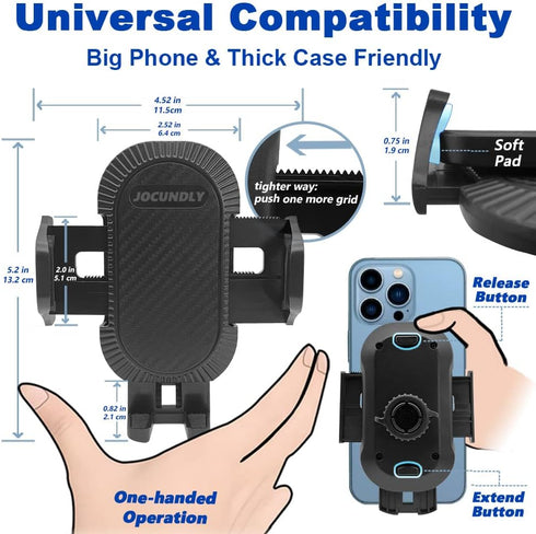 Car Phone Mount for 2016-2019 Explorer SUV - Thick Case Friendly Mobile Holder for All Phones, Air Vent Bracket
