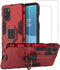Urspasol for OnePlus 8T 5G Case, 2 Pack with Screen Protector, Tempered Glass Hybrid Heavy Duty Armor Cover