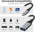 ROTOPATA 2 Pack 3.1 5 USB C to USB Adapter, Type C Male to USB Female OTG Cable Converter, Gbps High Speed, USB Adapter
