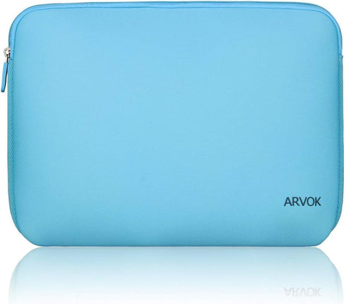 Arvok 11 11.6 12 Inch Laptop Sleeve Case, Water-Resistant Neoprene Cover for MacBook Air 12, Baby Blue