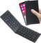 SHARE SUNSHINE Wireless Keyboard Foldable Bluetooth keyboard Slim Small Quiet Portable Compact Handheld Full
