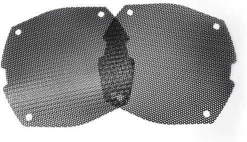Replacement Front Mesh Speaker Grill Cover Panels for 1996-2013 Harley Davidson Touring, Electra Glide, Street Glide -