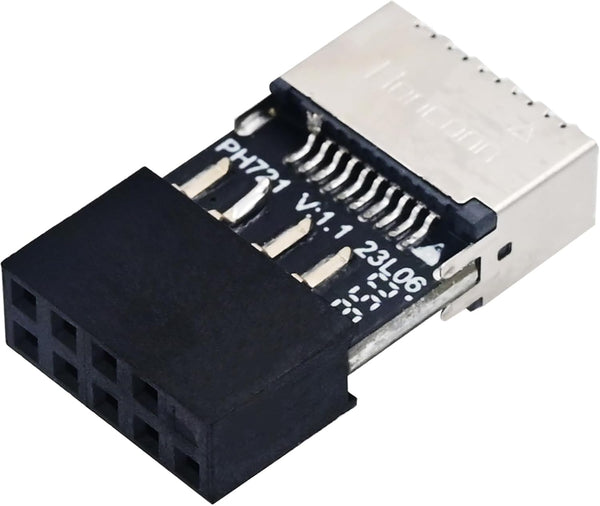 COMeap USB 2.0 to USB 3.2 Gen 1 Header Extension Adapter for Mainboard with Type E Key-A Female Socket