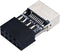COMeap USB 2.0 to USB 3.2 Gen 1 Header Extension Adapter for Mainboard with Type E Key-A Female Socket