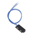 Bstinay AC110-220V Door Window Reed Switch Black Normally Open Magnetic Door Contacts Switch