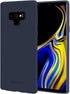 GOOSPERY Soft Feeling Jelly Case for Samsung Galaxy Note 9 (2018) - Silky Slim Bumper Cover, Midnight Blue