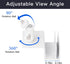 2Pack Gutter Mount for eufy Security SoloCam S220/C210, eufyCam 2C/2C Pro, Adjustable Weatherproof Mounting Bracket