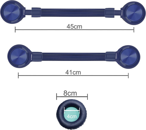 SIMOLIO Wired Headphones for Kids, Safe Volume 85dB/94dB/104dB, Over-Ear Headset with Microphone & Shareport, Blue