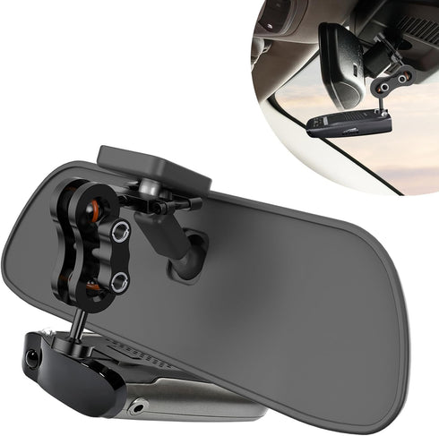 Radar Detector Mount, Rearview Mirror Rod Radar Mounting Base, Suitable for Uniden Radar Models