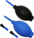Brvlsoc 2-Pack Soft Brush Manual Rubber Air Blower Dust Cleaner for Camera, Telescope,