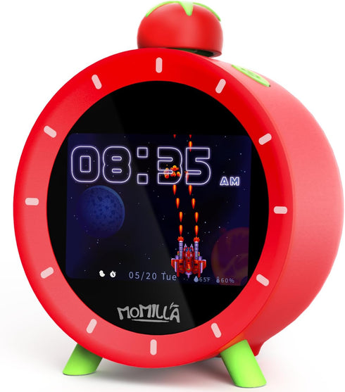 MOMILLA Kids Alarm Clock for Bedrooms, Visual Timer with 2.8" LCD Display