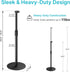 Speaker Stand with Cable Management, Compatible with SONOS Era 300 and Era 100, Height Adjustable up to 42.6'', Black,