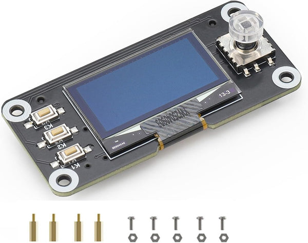 xicoolee 1.3inch OLED Display HAT for Raspberry Pi, 12864 SH1106 Screen Module with