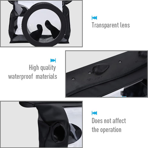 Underwater Photography Housings Waterproof HD Housing Case for Canon Camera, Dry Bag Case for Canon