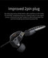 YINYOO KBEAR KS1 in Ear Monitor Bass Earbuds, Clear Sound Stereo Headphones, Noise Canceling, Detachable Cable