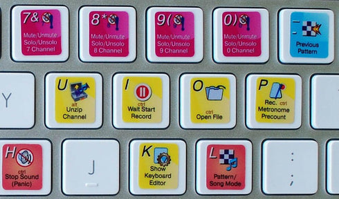 FL Studio Keyboard Stickers, High Quality Laminated MATT for Computer