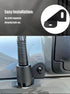 JL Antenna Mount Driver Side CB Antenna Mount, Steel Radio Holder for Jeep Wrangler JL JLU / Gladiator JT