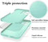 Poco X5 Pro Case - Dark Green Silicone, Soft Touch, Shockproof, Thin Cover for Xiaomi Poco X5 Pro (Blue)