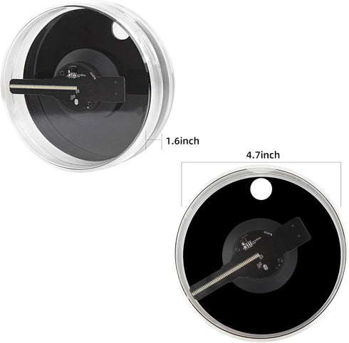 Missyou 3D Hologram Fan, 4.7" Holographic Fan with WiFi Projector, 700 Video Library, HD LED 2000*1444PX Resolution for