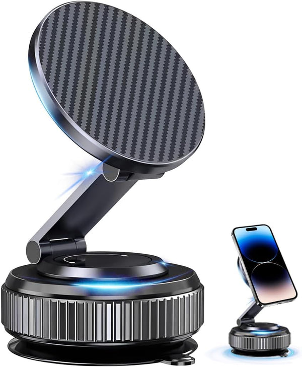 Veipho Car Phone Holder for MagSafe - Magnetic Vacuum Mount 360 Adjustable, Compatible