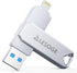 MFi Certified 128GB Flash Drive for iPhone, High Speed USB Memory Stick, External Storage for iPhone/iPad/Android/PC