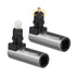 Togconn 90 Degree Optical Fiber Digital Extension Adapter 2 Pack, Right Angle Toslink